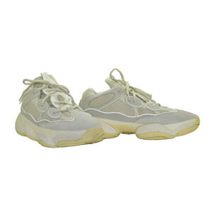 D0 Auth ADIDAS Yeezy 500 Bone White Sneaker Shoes FV3573 Size 10